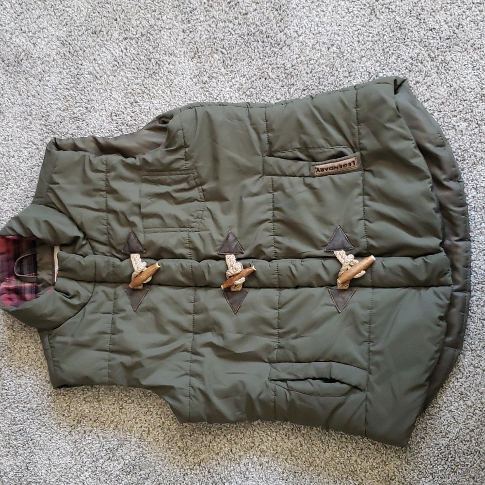 Legendary Whitetails Olive Green Vest Womens M